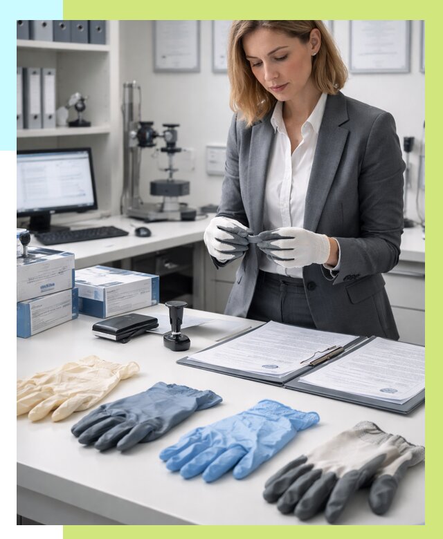 Сертификация перчаток в Барнауле от 8599 р. | Алешин-Брн