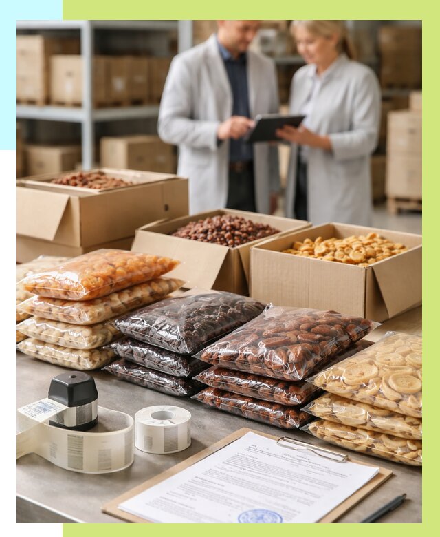 Сертификация сухофруктов в Барнауле от 12139 р. | Алешин-Брн под ключ