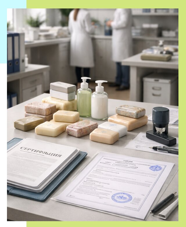 Сертификация мыла и сертификат на мыло в Барнауле от 12139 | Алешин-Брн