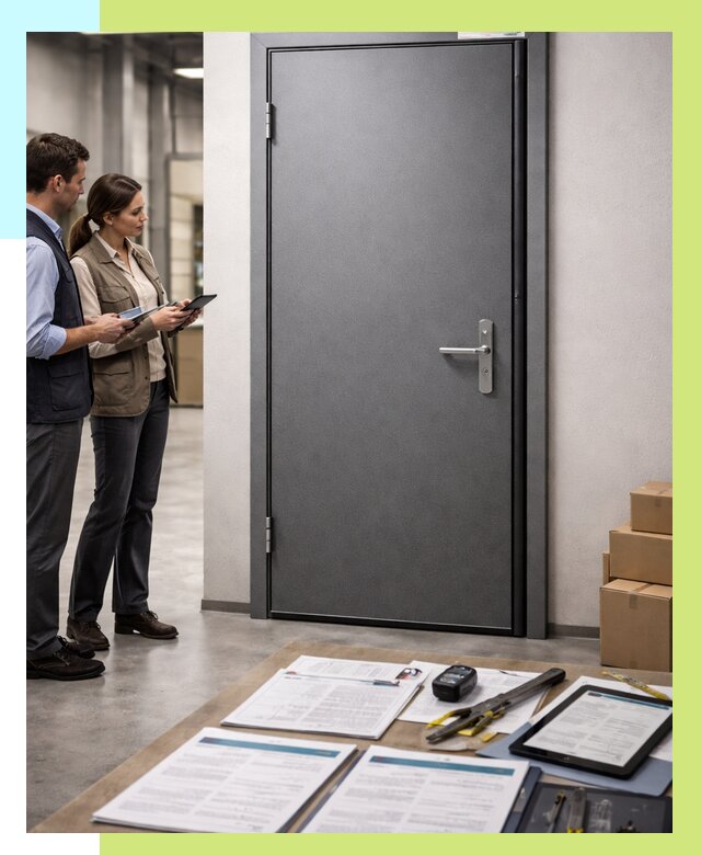 Сертификация противопожарных дверей в Барнауле от 9104 р. | Алешин-Брн