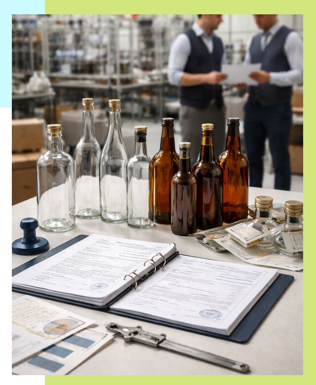 Сертификация стеклянных бутылок в Барнауле от 25290 р. | Алешин-Брн