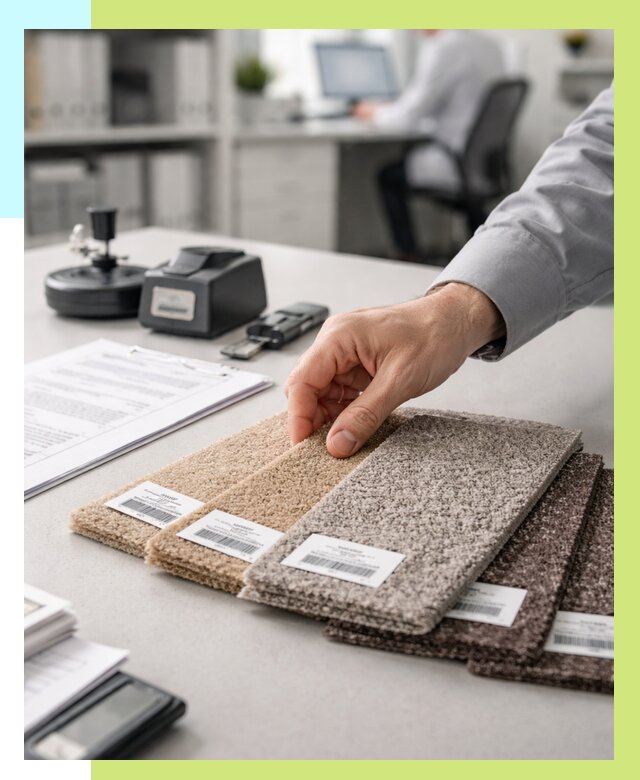 Сертификация ковролина в Барнауле от 15174 р., Алешин-Брн