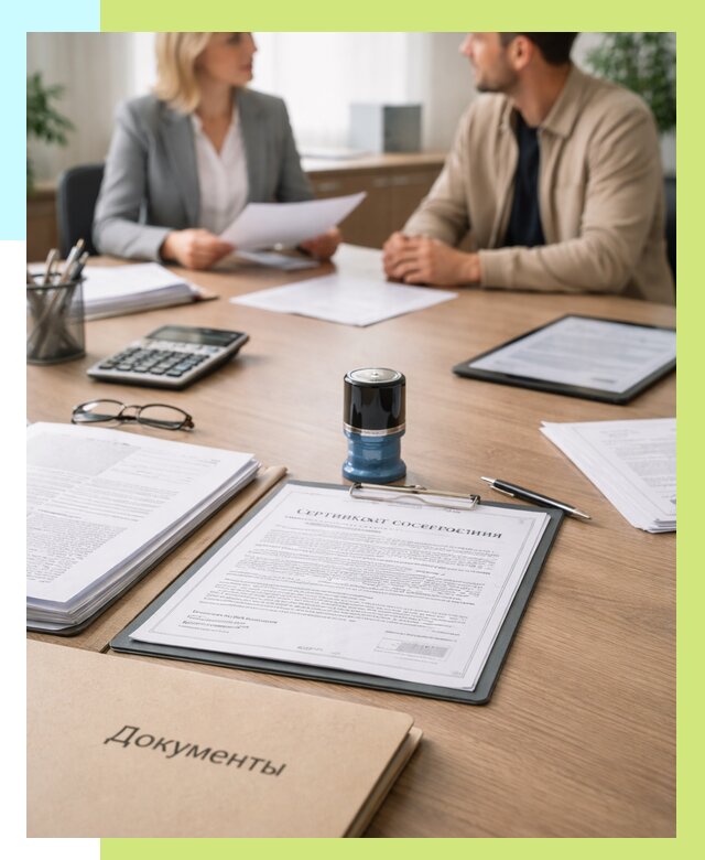 Сертификат соответствия на продукцию в Барнауле от 15174 р.|Алешин-Брн