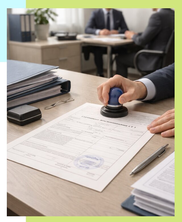 Сертификат происхождения СТ 1 в Барнауле от 4552 р. | Алешин-Брн