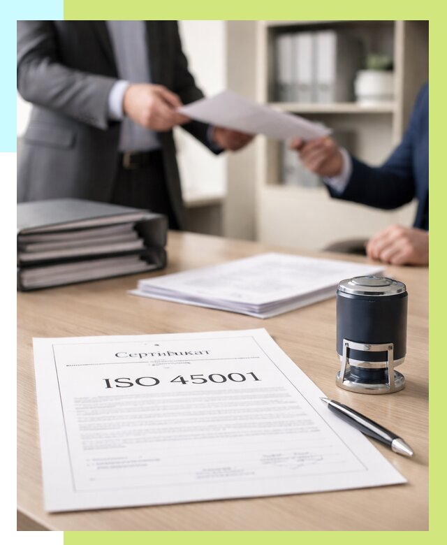 Сертификат ISO 45001 в Барнауле под ключ от 45522 р. | Алешин-Брн