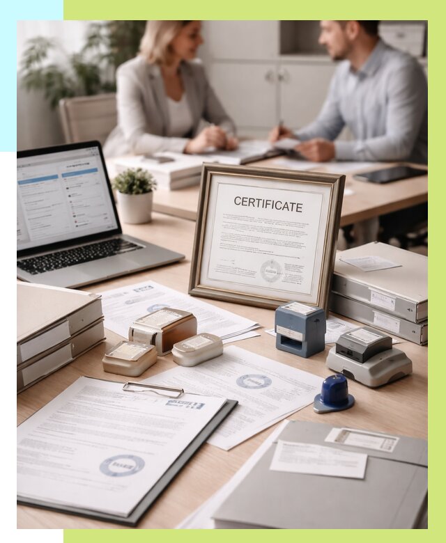 Сертификация компании в Барнауле от 45522 р. | Алешин-Брн — заказ